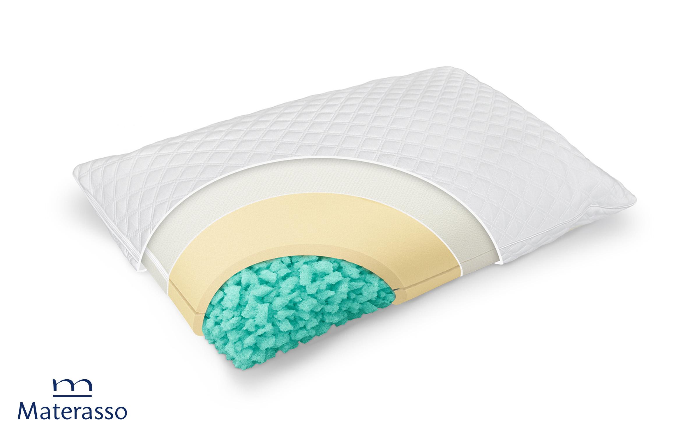 Pillow 70/40 Adapti Greengel, white  1